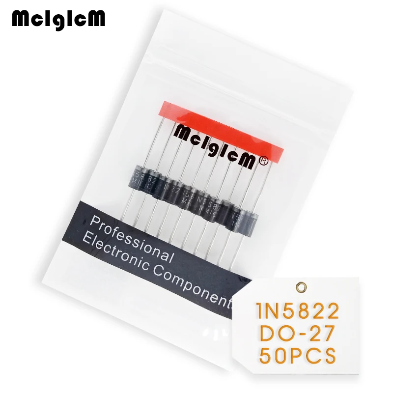 8 значений = 100 шт. 1N4148 1N4007 1N5819 1N5399 1N5408 1N5822 FR107 FR207 переключательный диод набор компонентов «сделай сам» диода, набор