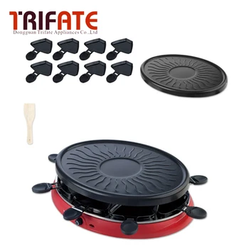 

505C Double Layers Smokeless Electric Pan Grill BBQ Grill Raclette Grill Electric Griddle