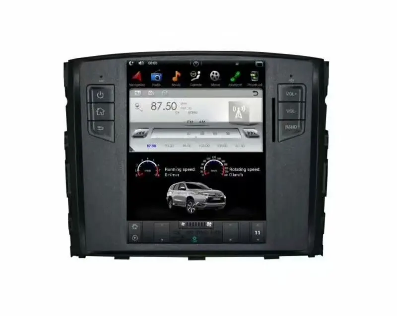 Tesla стиль android 7,12 автомобильный dvd-плеер для MITSUBISHI PAJERO V97 V93 Montero 2009- Автомобильный Аудио Стерео Авторадио wifi USB