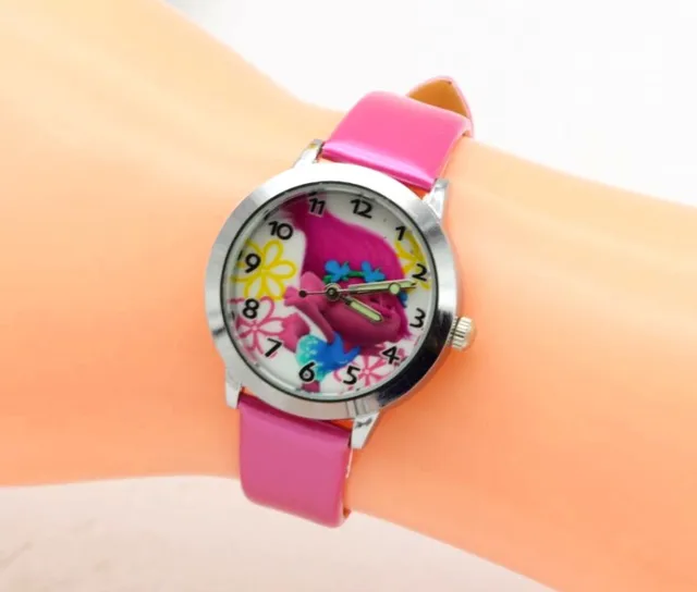 Free shipping 1pcs Trolls cartoon watches best gift to children Dream Works wirs Free shipping 1pcs Trolls cartoon watches best gift to children Dream Works wirs