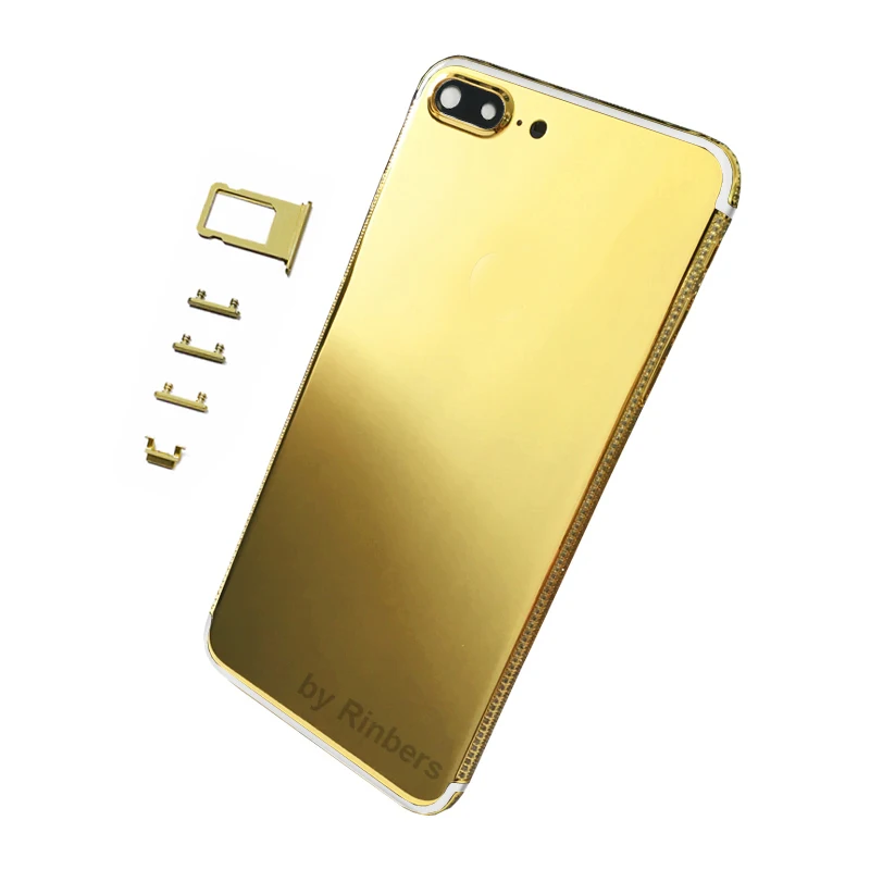 For font b iPhone b font 7 Plus 24K 24KT 24CT GOLD ROSE GOLD PLATINUM Diamond