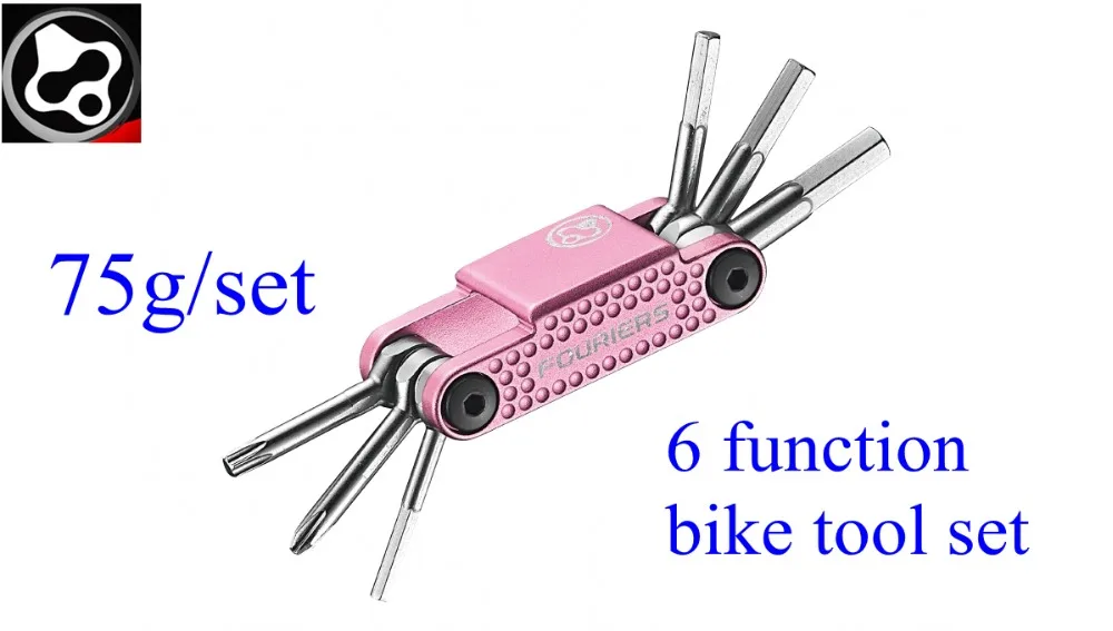 FOURIERS Bicycle Repair Tools 6 function bike tool set Hex 3 / 4 5 mm PH2 T25 75g/set Bike Multifunction | Спорт и развлечения