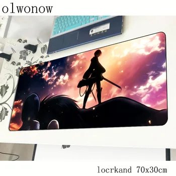 

attack on titan pad mouse computador best seller gamer mouse pad 70x30cm padmouse Popular mousepad ergonomic gadget office mats