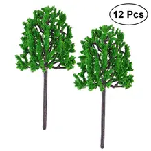 WINOMO 12 шт. 14,5 см искусственная сосна дерево поддельные Растения Декоративные реалистичные Зеленые растения для домашнего офиса Microlandschaft