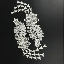 2 шт/партия кружева аппликация кружева Воротник Аппликация-колье на шею Diy ремесло декольте Швейные аксессуары