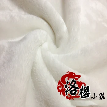 

White short plush thickening plush fabric counter decoration cloth background cloth
