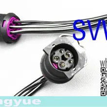 Longyue 10 шт. 5-контактный разъем фары адаптер электропроводки разъем для VW Passat