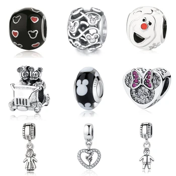 

Authentic Sterling Silver 925 Charm Fit Original Bracelet Diy Charms Beads Fairy Tale Cute Boy & Girl Pendant Beads