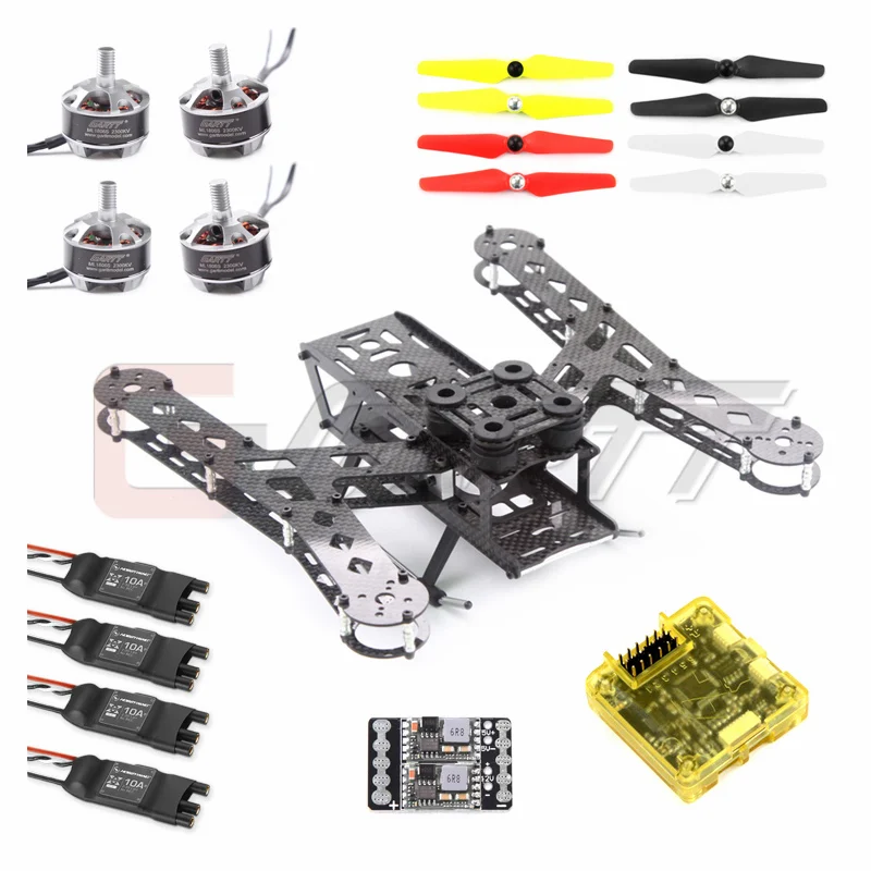 

PLUTO-X2.5 Interstellar 250 Carbon Fiber Mini 250 FPV Quadcopter Frame Kit COMBO RC drone