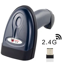 USB Wireless Barcode Scanner 30m 2.4G Laser Bar Code Reader with Receiver(2.4GHz Wireless &USB2.0 Wired) for POS System RD-1698W