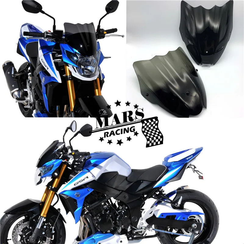 Мото спорт ветровое стекло Дефлектор козырек Viser для Suzuki GSR750 GSR-750 gsr 750 2011 2012 2013 201