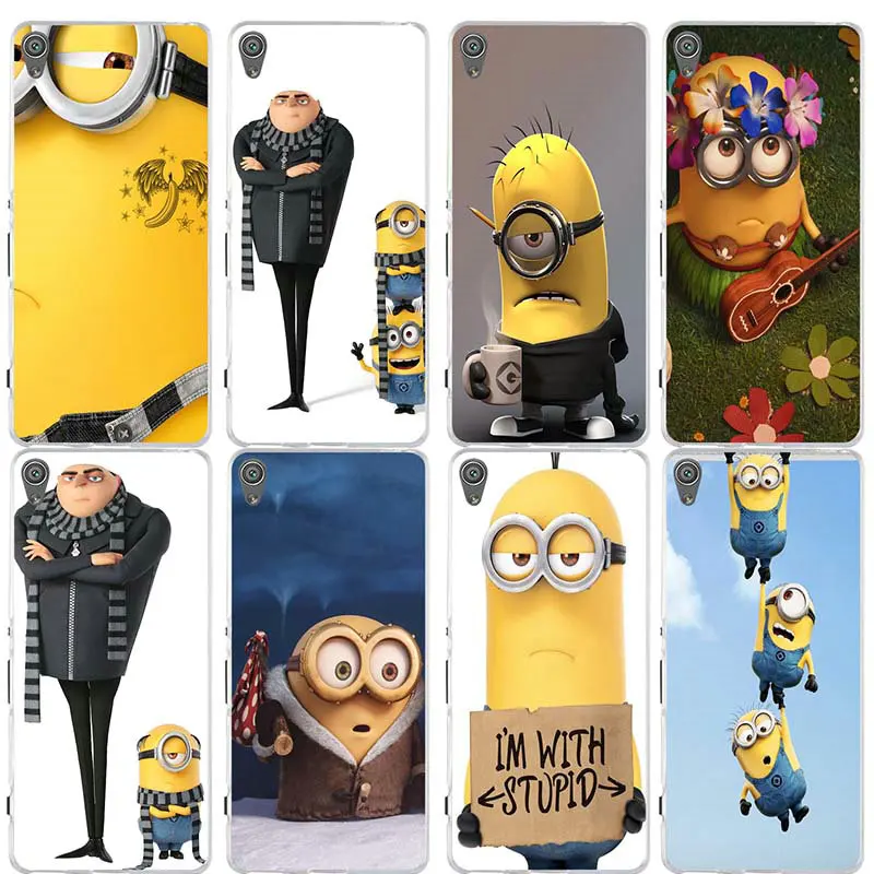 

Minions Despicable Me Soft TPU Silicon Mobile Phone Cases for Sony Xperia M2 M4 M5 XA XZ Z Z1 Z2 Z3 Z4 Z5 Compact E3 E5 T3 Coque