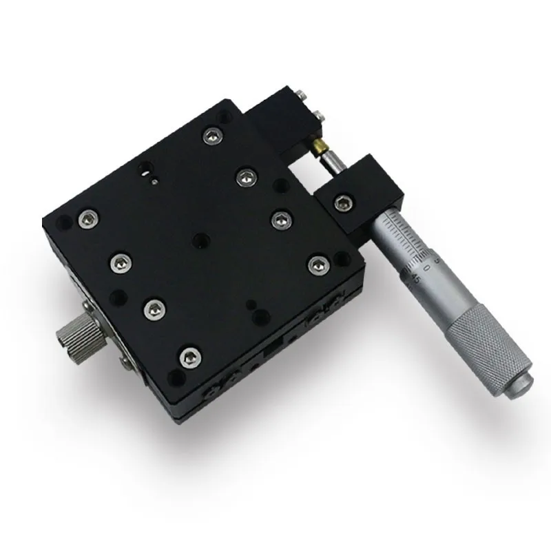 

X Axis 60*60mm Manual Displacement Platform Travel Linear Stage Sliding Table LX60-R