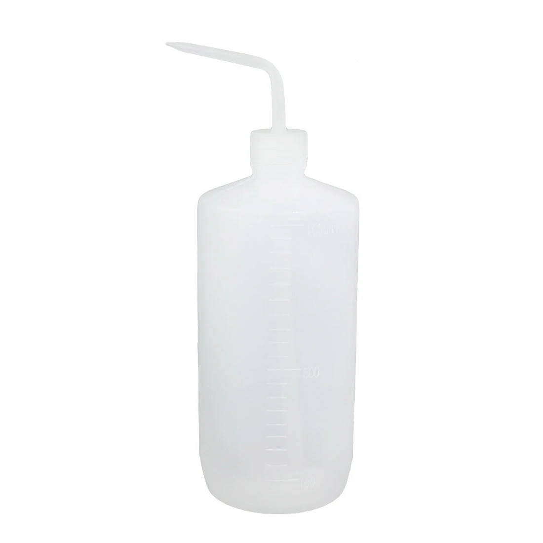 Ясно Белый пластиковый цилиндрической формы Сожмите Измерение Бутылка 1000 мл