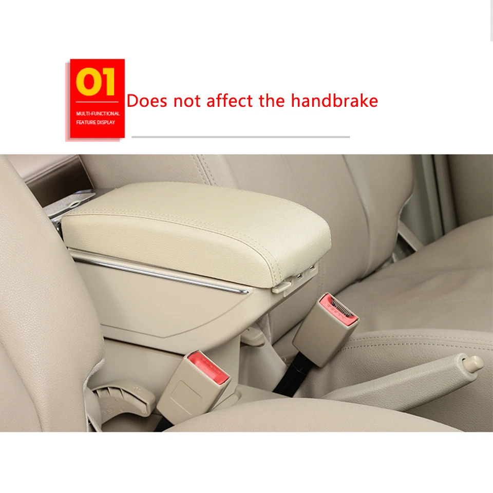 Car Multi-function Modified Central Armrest Box For Honda Civic 2006-2011 Accord Fit City CRV Volvo S60 XC90 V40 V70 V50 V60