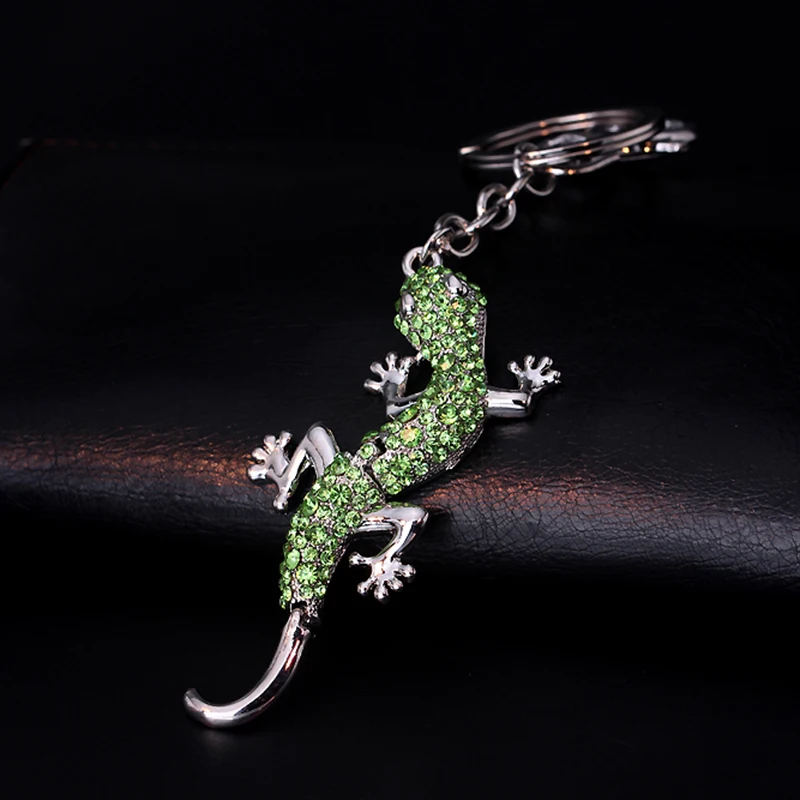 TOGORY Lucky Lizard Crystal новинка животное Модный Брелок Сумочка пряжка Сумочка Подвеска для автомобиля брелок держатель для женщин