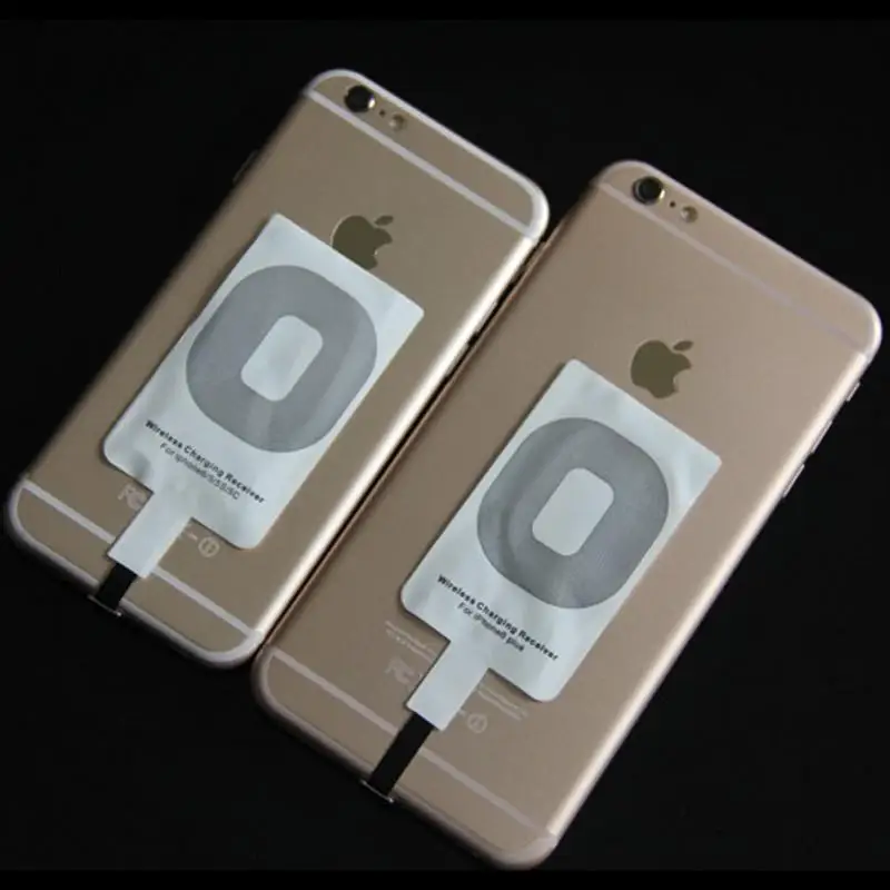 Qi Wireless Charger Charging Kits Pad + Receiver for iPhone 5 5S 5C 6 6S 6 Plus Charging Sticker Cargador Movil Inalambrico