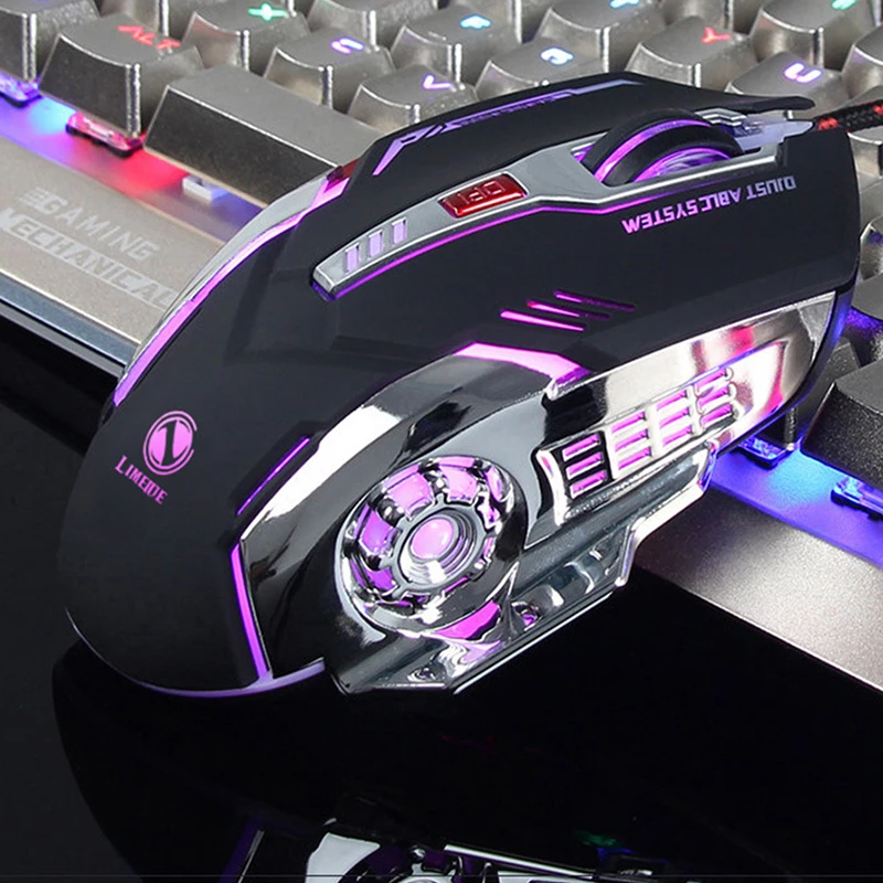 Metoo ZERO LED Breathing Backlit Pro игровая механическая клавиатура мышь Combos USB Проводная полная