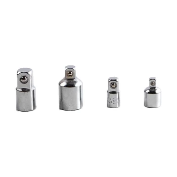 

4Pcs 1/4 3/8 1/2 Craftsman Air Impact Socket Wrench Set Adapter Ratchet Drive Socket Adapter Converter Reducer
