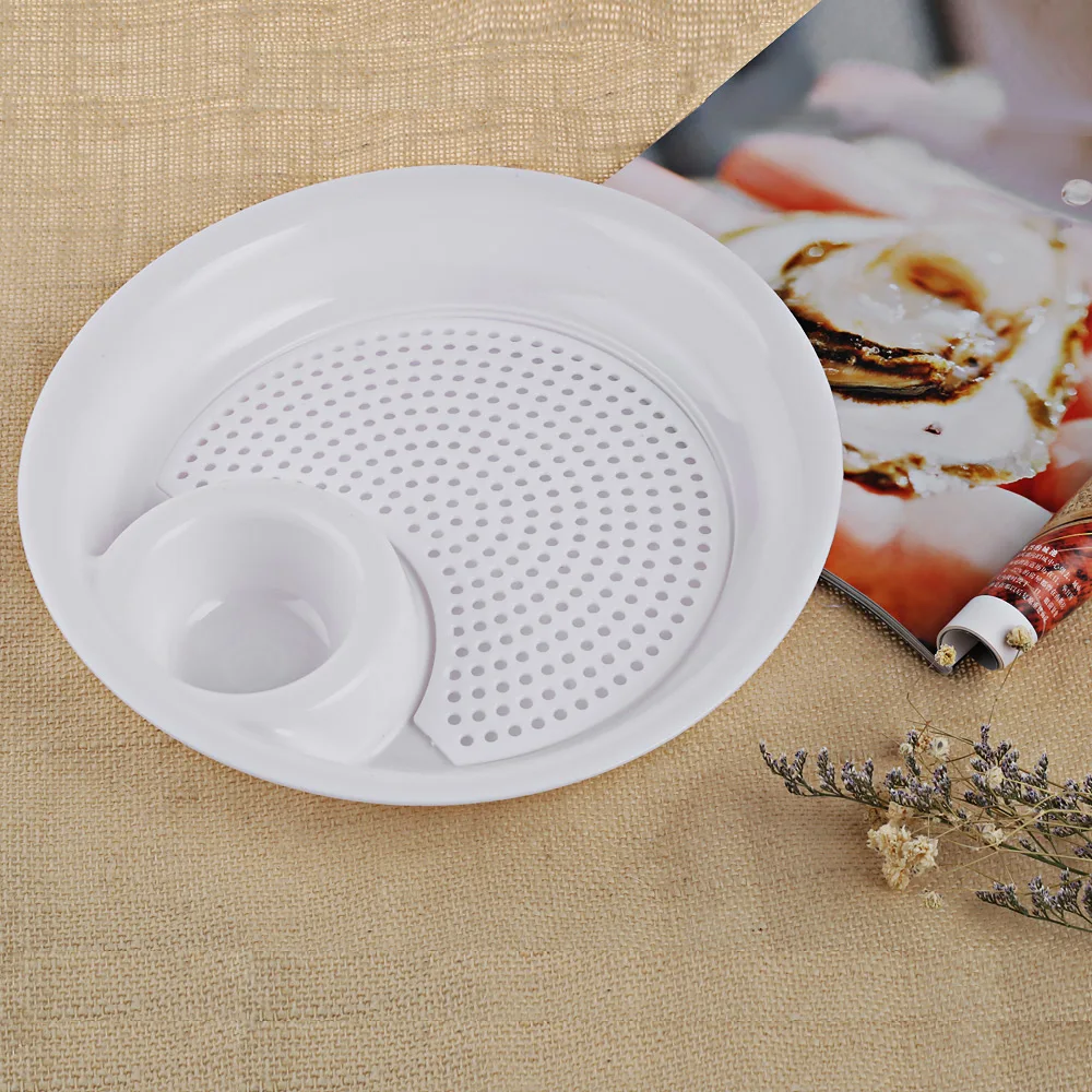 Harmless Dumpling Dish Tray Plate Draining Salver Vinegar Saucer