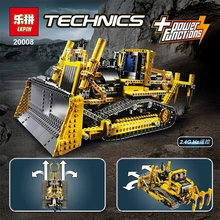 NEW LEPIN 20008 technic series 1384pcs the bulldozer Model Building blocks Bricks kits Compatible 8275 boy brithday gifts