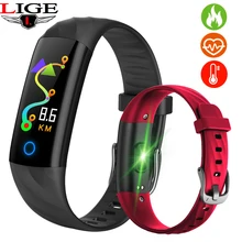 LIGE Men Women Sports Waterproof Smart Bracelet Smart Watch Fitness Heart rate Blood Oxygen Monitoring Pedometer Smart Wristband