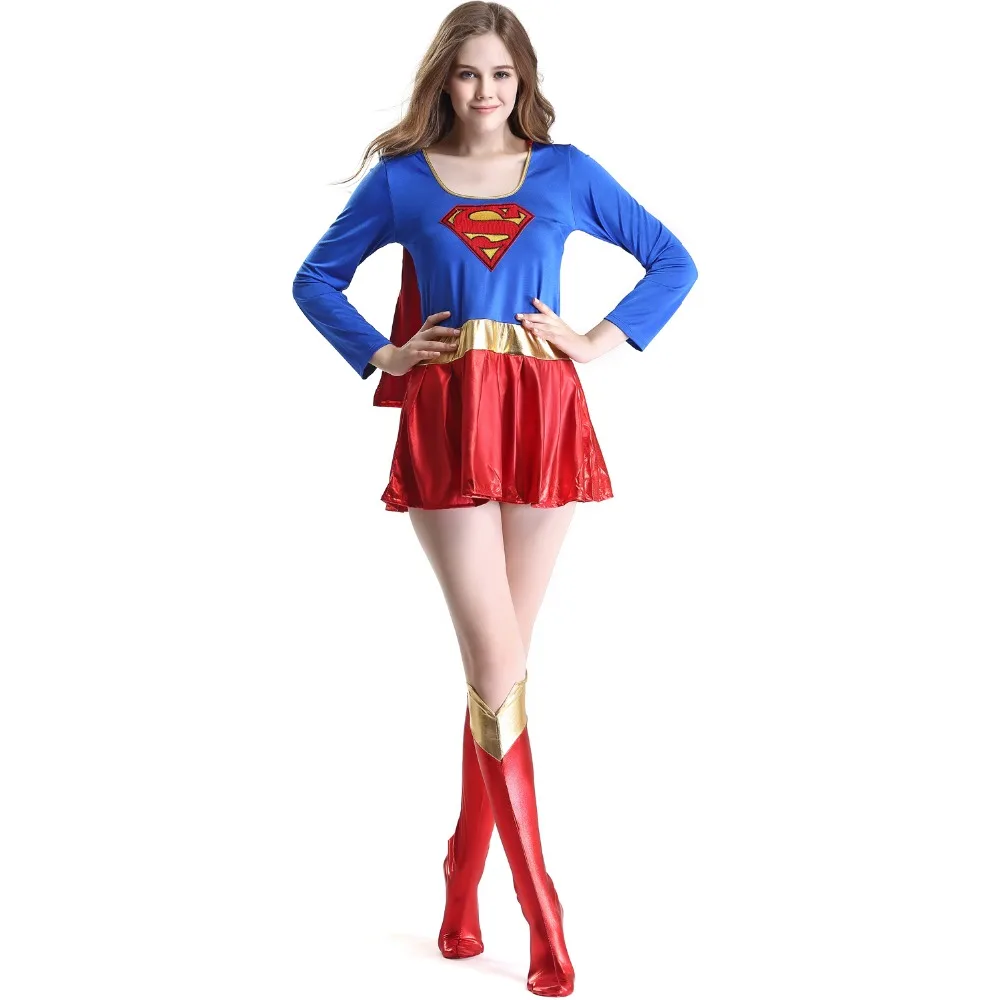 Kerbelle Kopen Goedkoop Ensen Superwoman Kostuum Cosplay