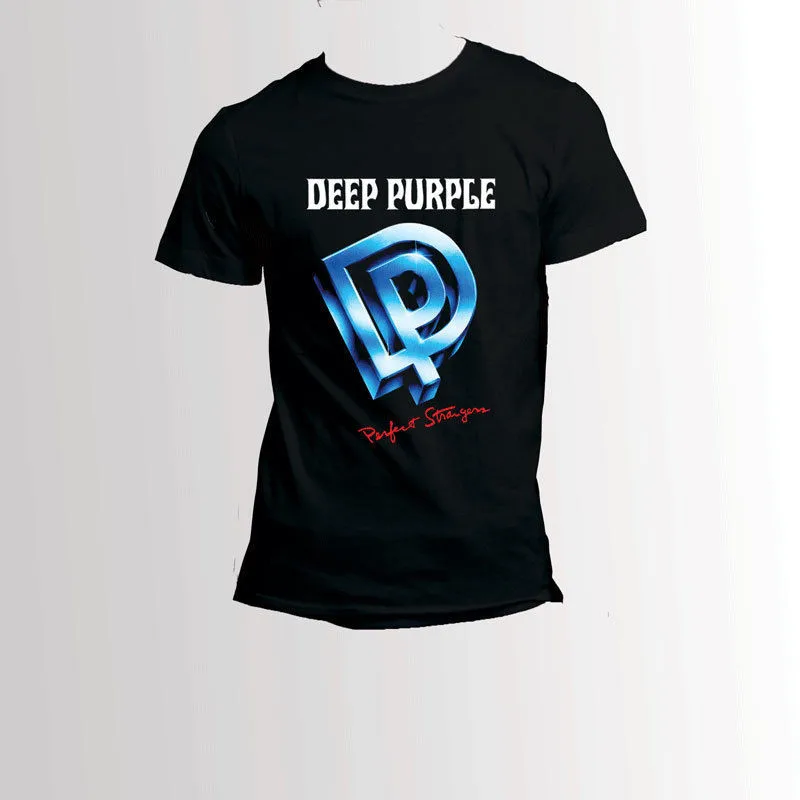 Модная футболка женские короткие коротким круглым воротником Deep Purple футболки