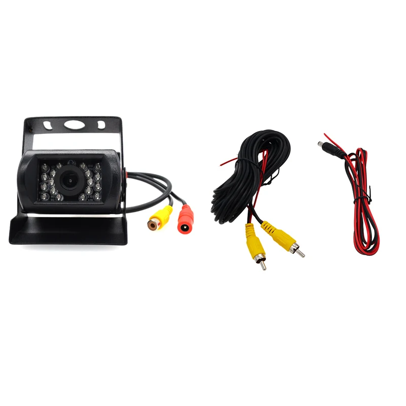 SKYJOYCE Rear View Car Camera Monitor 4.3 HD CCD Reverse Backup Camera 24V 12V Black Silver Auto Rear parking guide Camera LED  (2)