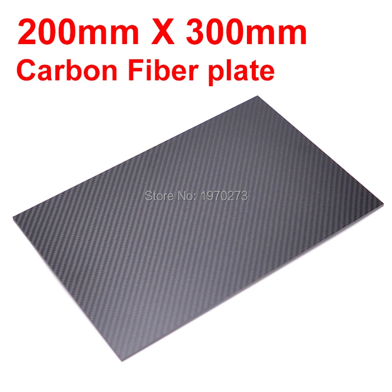 

200mm X 300mm 0.5mm 1mm 1.5mm 2mm 3mm 4mm 5mm Carbon Plate Panel Sheets High Composite Hardness Material Carbon Fiber Board