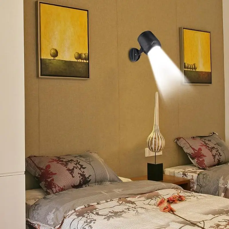 

4 LED Motion Sensor Spotlight Waterproof Garden Wall Light Street Security Lamp LED Spotlights for Home Holiday Party