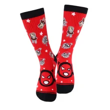 Печатные Спорт Бег Рождество Для женщин Для мужчин теплые хлопковые носки Снеговик Снежинка с принтом оленя носки