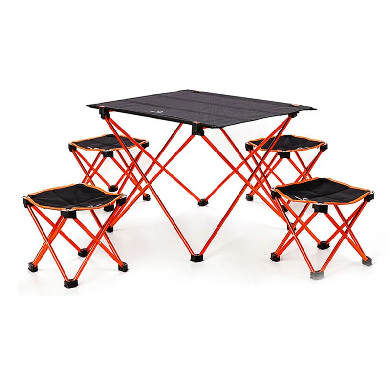  Portable Foldable Folding DIY Table Chair Desk Camping BBQ Hiking Traveling Outdoor Picnic 7075 Alu