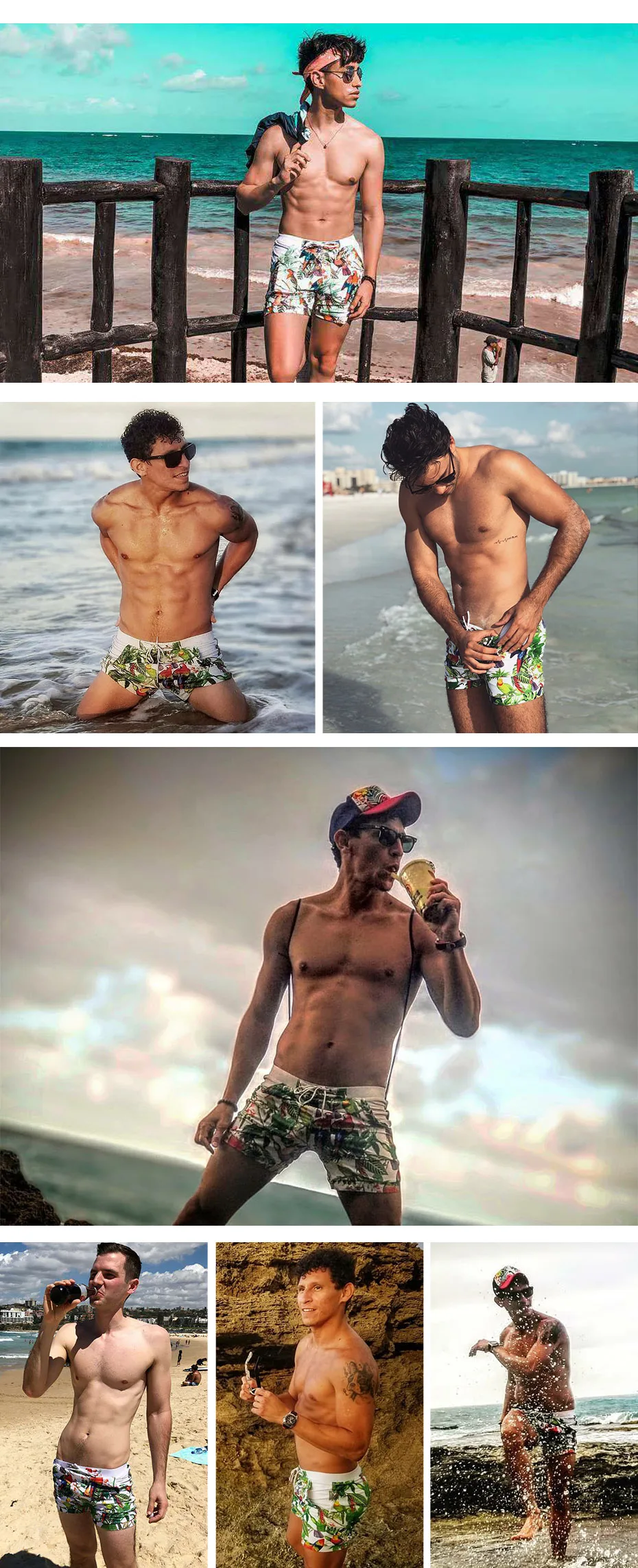 Бренд Taddlee, мужские купальные костюмы, пляжные шорты, боксеры, морские повседневные короткие плавки, быстросохнущие шорты с карманами для геев