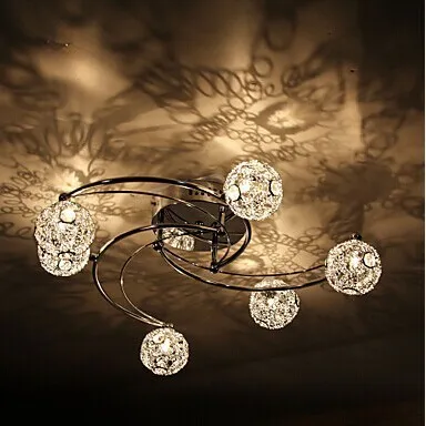 60W-Artistic-Modern-ceiling-light-with-6-Lights-and-6-Spring-Globe-Shades-in-Windmill-Feature