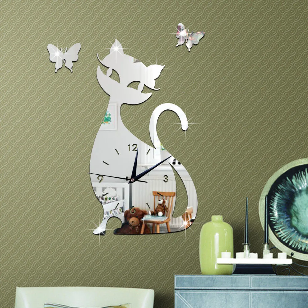 Preis auf wall clock silver vergleichen online shopping / buy ... Wanduhr design wohnzimmer