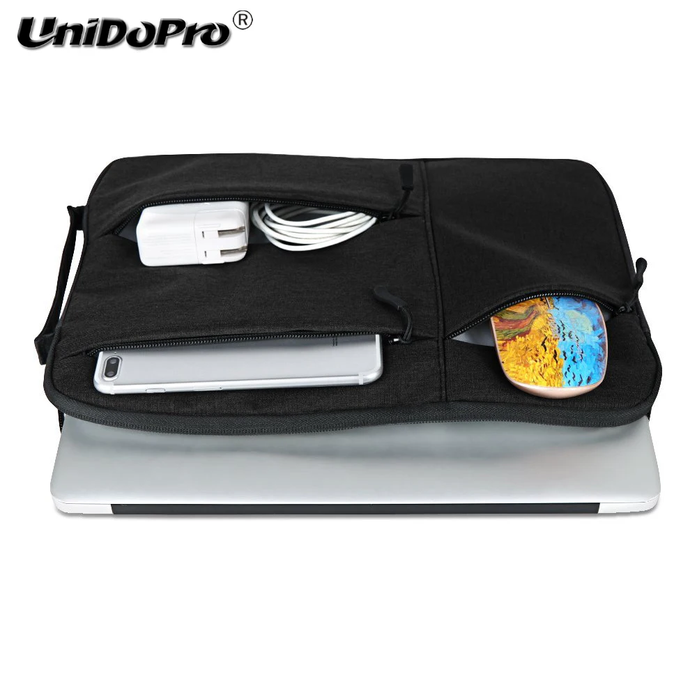 Unidopro Classic Sleeve Briefcase Notebook Aktentasche Case for ASUS F402BA-EB91 VivoBook 14 Laptop Mallette Carrying Bag Cover