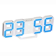 Modern Wall Clock Digital LED Table Clock Watches 24 or 12-Hour Display clock mechanism Alarm Snooze Desk Alarm Clock Home Decor