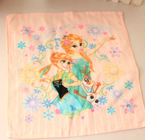 IVYYE 1 шт. 34x34 см принцессы серии аниме для ванной полотенца s хлопковый носовой платок мягкое полотенце для лица мультфильм Мочалка для маленьких детей