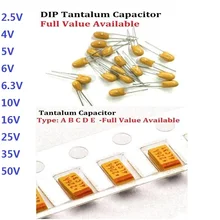 10 шт. танталовый конденсатор с алюминиевой крышкой, A B C D 476 106 6,3 V 10V 16 V, алюминиевая крышка, 25В 35В 0,22/1/2,2/4,7/6,8/10/22/33/47/68/100/150 /220/330/470 мкФ микросхема