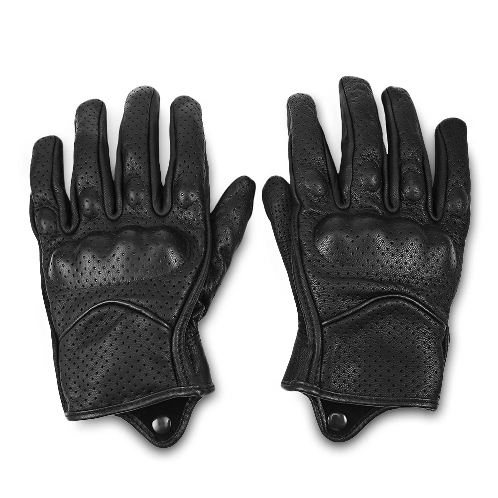 

Motorcycle Gloves Outdoor Sports Full Finger Touch Screen Waterproof Riding Protective Armor Leather Gloves Riding Gears