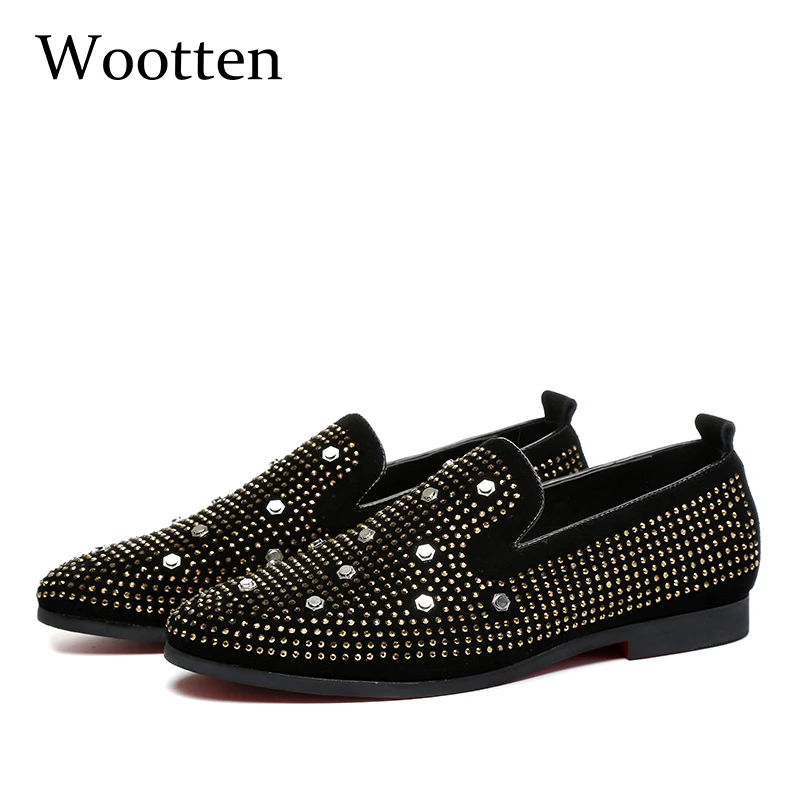 

adult mens shoes casual plus size glitter social fashion luxury driving designer brand summer men loafers #106