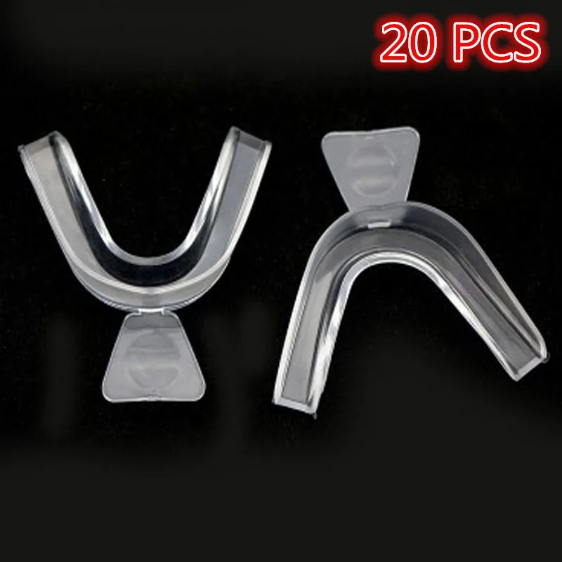 20 pcs Thermoforming Dental Mouthguard Teeth Whitening Trays Bleaching Tooth Whitener Mouth Guard Care Oral Hygiene | Красота и
