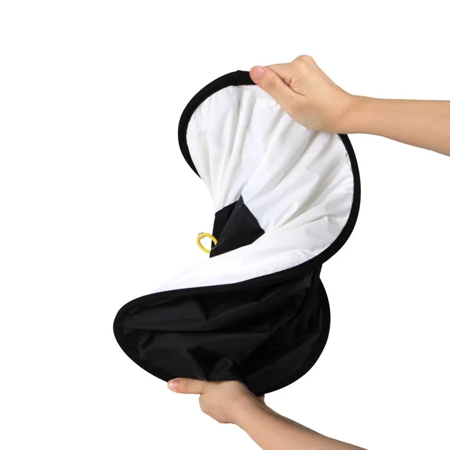 Ready Stock Collapsible Flash Round Ring Dish Diffuser Softbox Reflector For Speedlite Flash with Carrying Bag