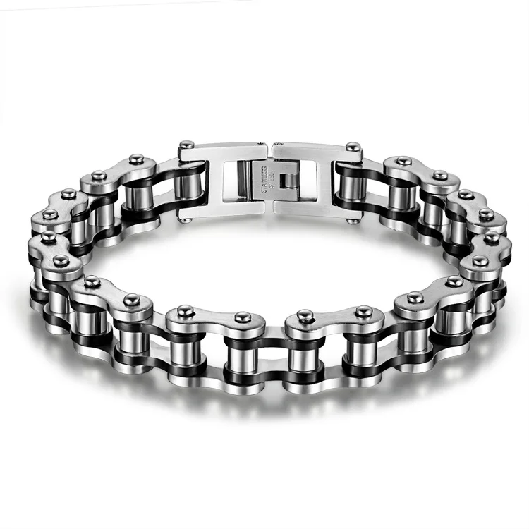 Мужской браслет из нержавеющей стали в стиле панк рок 8 46 дюйма|male bracelet|biker menbracelet