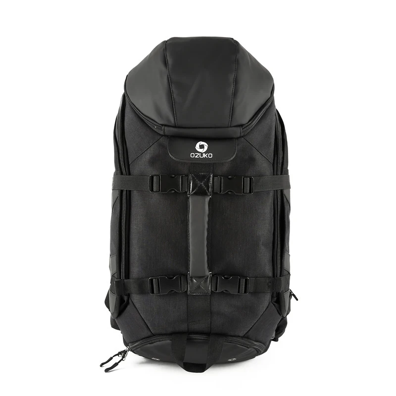 Многофункциональный рюкзак для ноутбука с usb зарядкой большой емкости водонепроницаемый мужской рюкзак для путешествий Mochila школьные сумки для подростков - Цвет: Черный