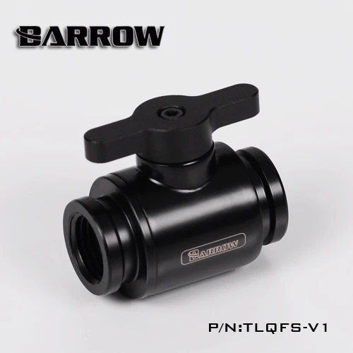 BARROW Water Valve Switch Aluminium Handle Double G1/4' Inner Female to Female Switch F to F Interface Metal V BARROW Water Valve Switch Aluminium Handle Double G1/4' Inner Female to Female Switch F to F Interface Metal V