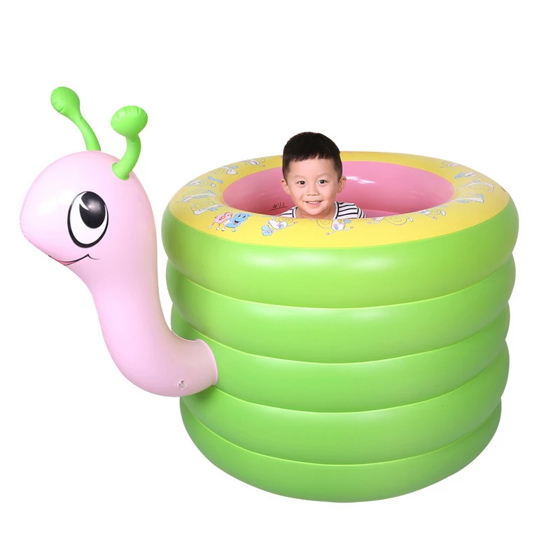

Home Use Baby Cartoon Snail Inflatable Swimming Water Pool Swim BathingTraining Pool Playground piscina bebe