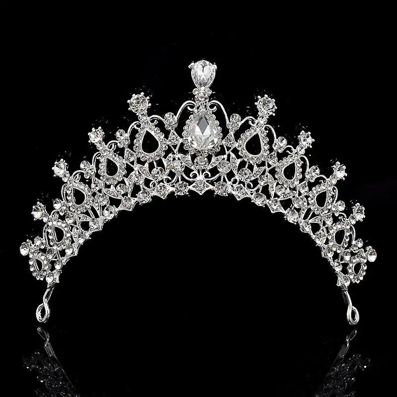 Tiaras Crown/повязка на голову для свадьбы подружки невесты серебристого цвета