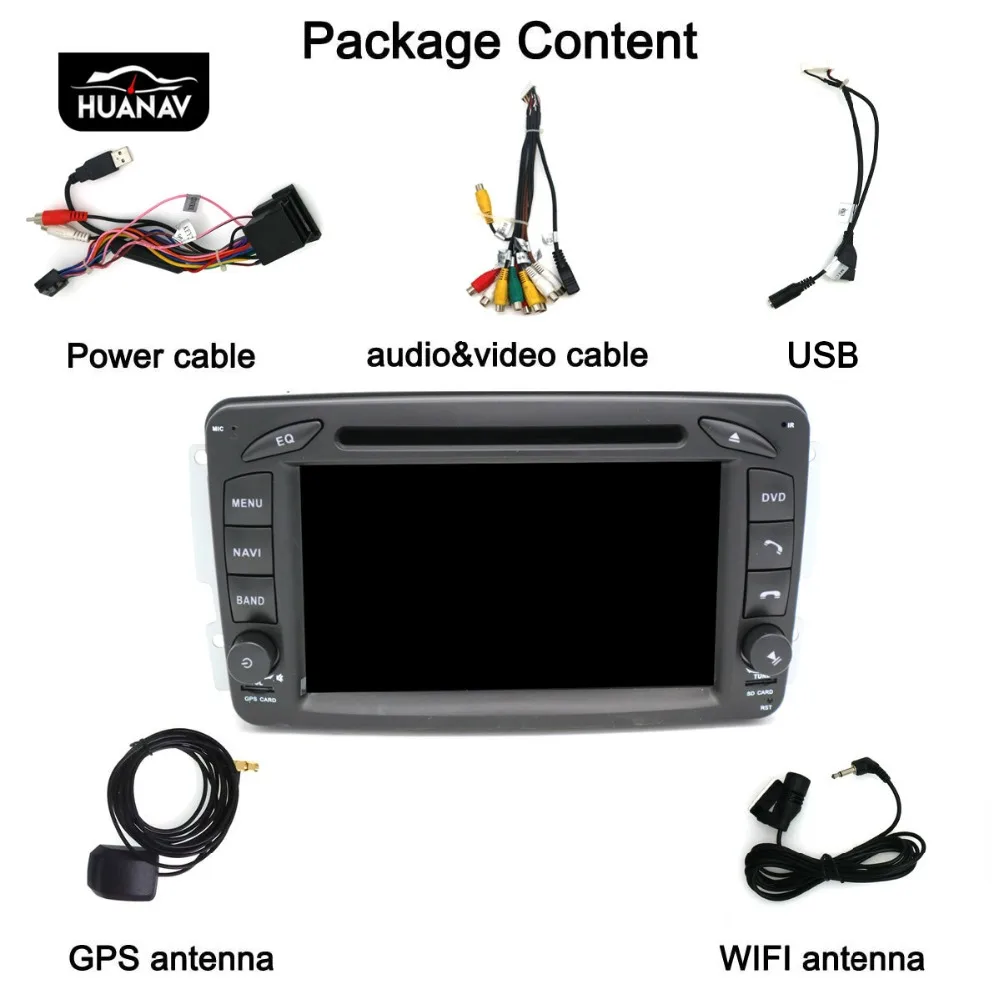Excellent Android 8.0 Car GPS Navigation DVD Player For Benz W163 W209 2002-2005 W203 G-W463 Viano radio player multimedia Stereo recorder 5